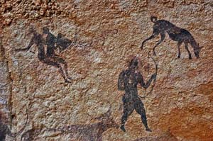 Rock paintings of the Tassili n'Ajjer plateau 